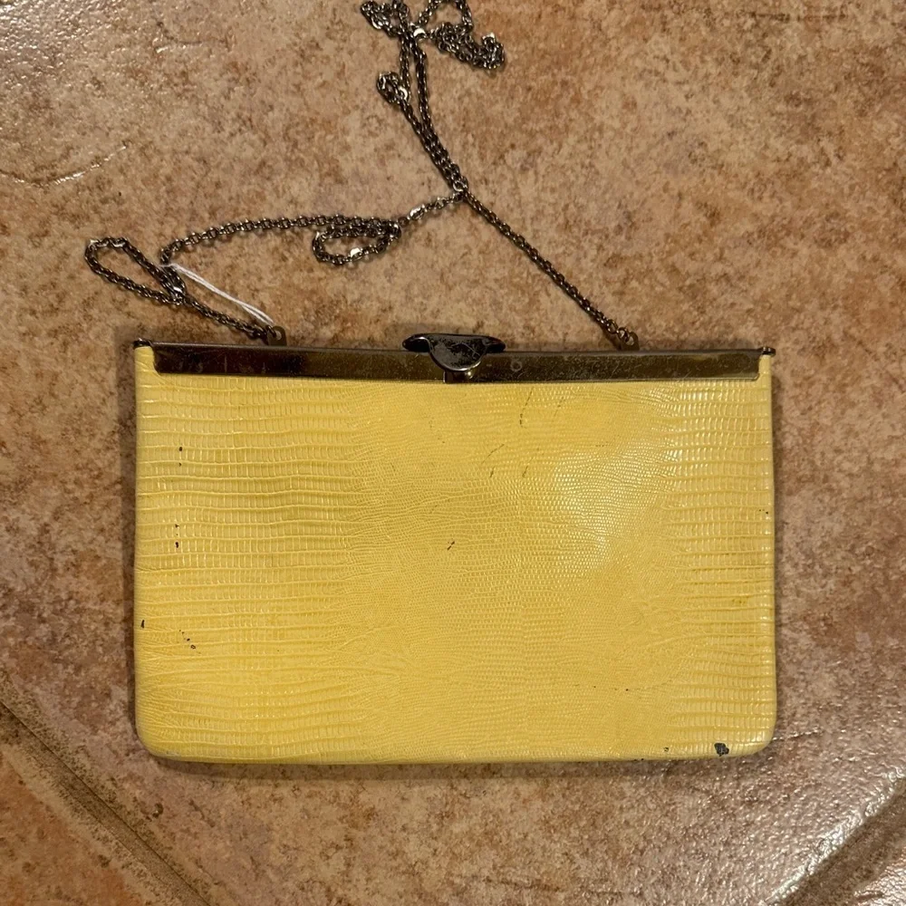 Vintage Etra Elegant Leather Clutch Bag